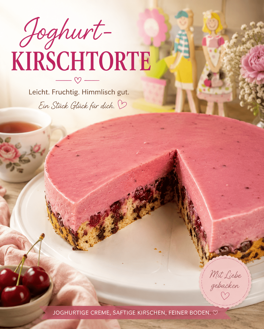 Joghurt-Kirschkuchen joghurt kirsch