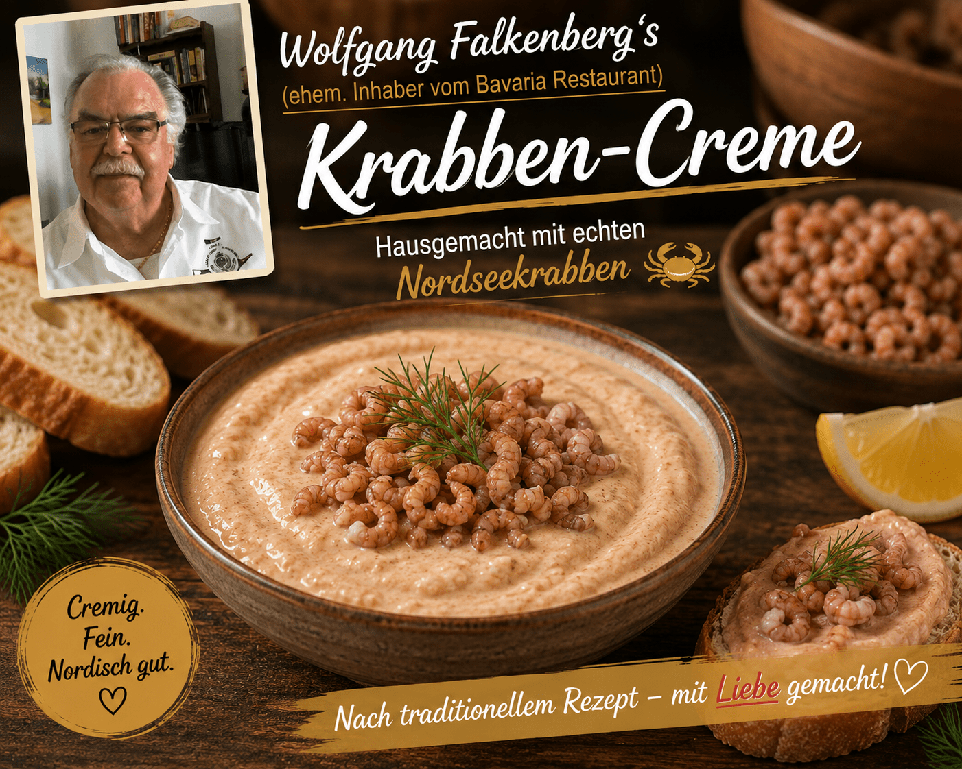 krabben creme